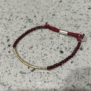 Maroon bracelet